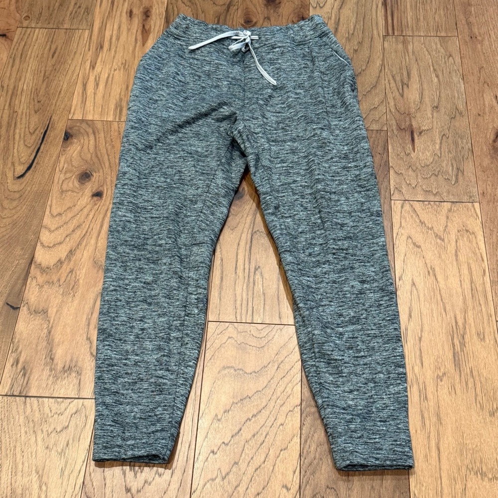 Lululemon Mens Discipline Jogger Space Dye Gray Knit Sweatpants Size M